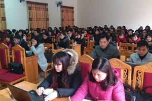 Tập huấn phần mềm Cổng thông tin điện tử tại Phòng Giáo dục và Đào tạo huyện Văn Lãng