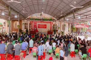 Trường mầm non thị trấn Na Sầm tổ chức hội nghị hội phụ huynh học sinh năm học 2022 - 2023
