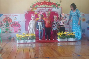Trường mầm non xã Trùng Khánh tổ chức hội giảng giáo viên giỏi cấp trường năm học 2022 - 2023