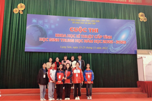 HỌC SINH TRƯỜNG THCS TT NA SẦM THAM GIA CUỘC THI KHKT CẤP TỈNH DÀNH CHO HỌC SINH TRUNG HỌC NĂM HỌC 2022-2023