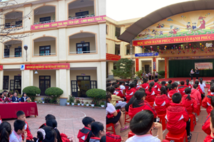 Sinh hoạt dưới cờ chủ điểm “Phòng tránh bị bắt cóc”