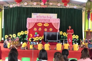Ngày  14/04/2023 Trường MN xã Trùng Khánh tổ chức sinh hoạt chuyên môn cụm lần 2 năm học 2022 – 2023.